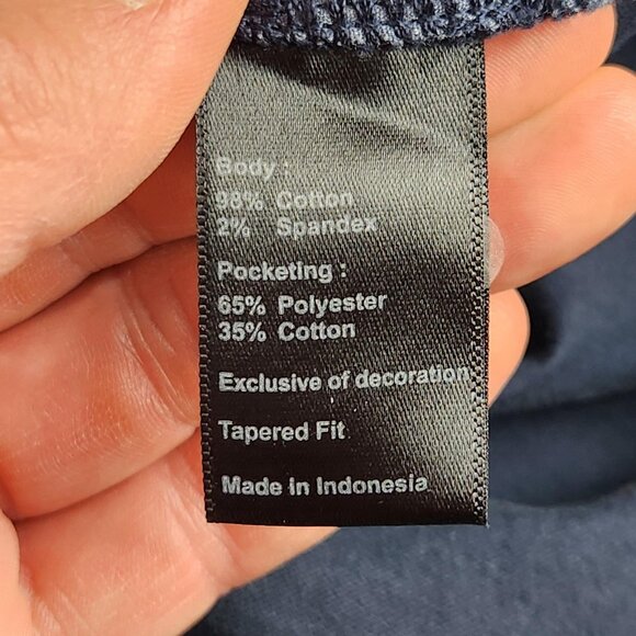 Flint and Tinder Pants Mens 34x32 Faded Blue Tapered Fit Stretch Chino 5 Pocket - Picture 12 of 13